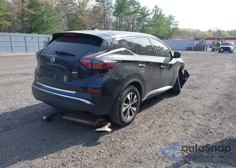 2021 Nissan Murano S Intelligent Awd из США, поврежденный, VIN 5N1AZ2AS8MC122286